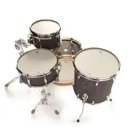 Gretsch Broadkaster Shell-Set Black Satin Flame