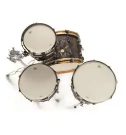 Gretsch Broadkaster Shell-Set Black Satin Flame