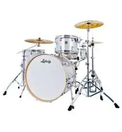 Ludwig Continental 26 4 PC Shell Set Silver Sparkle