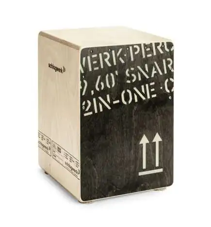 Schlagwerk 2inOne Cajon CP403BLK, medium, negro Edition