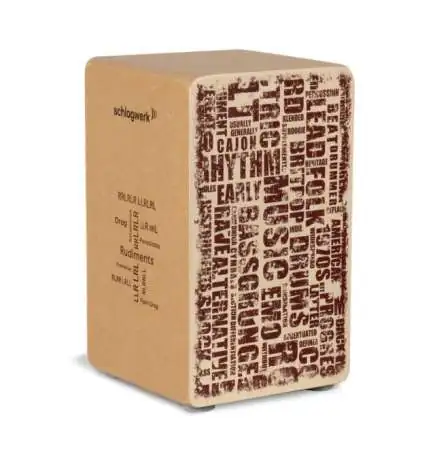 Schlagwerk CP86 Cajon Rudiments Styles medium