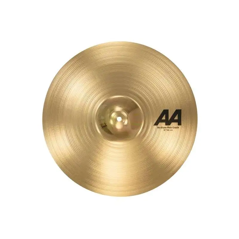 Sabian AA Medium Thin Crash 18" Brilliant Finish