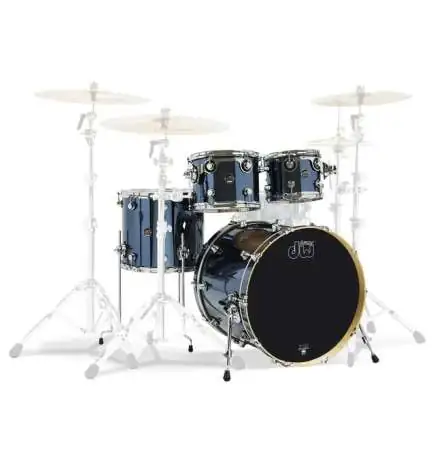 DW Performance Shell Set Rock Chrome Shadow Finish Ply
