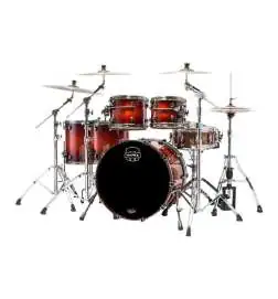 Mapex Saturn Evolution Limited Edition Shell Set Maple Burl Blaze