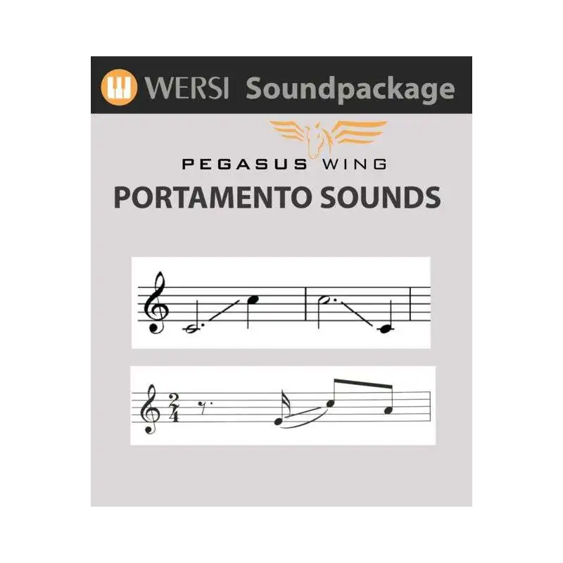Wersi Pacote de 23 sons com efeito Portamento