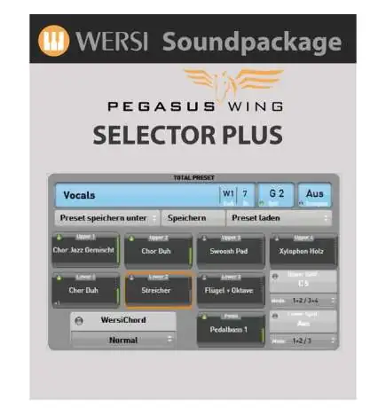 Wersi Selector Plus pour Pegasus Wing