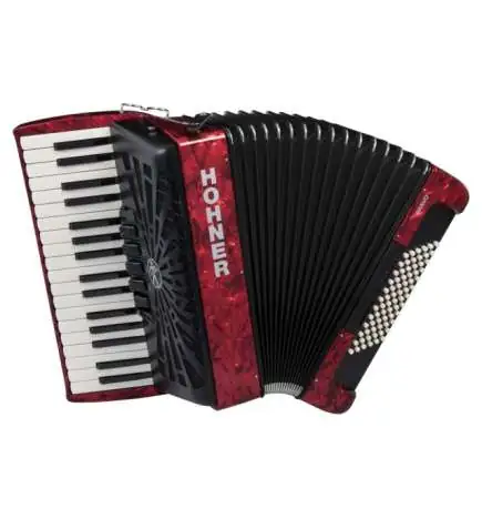 Hohner Bravo III 72 red silent key fisarmonica acustica