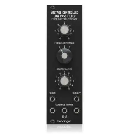 Behringer 904A VC Low-Pass Filter (Black) Synth Filter Modules