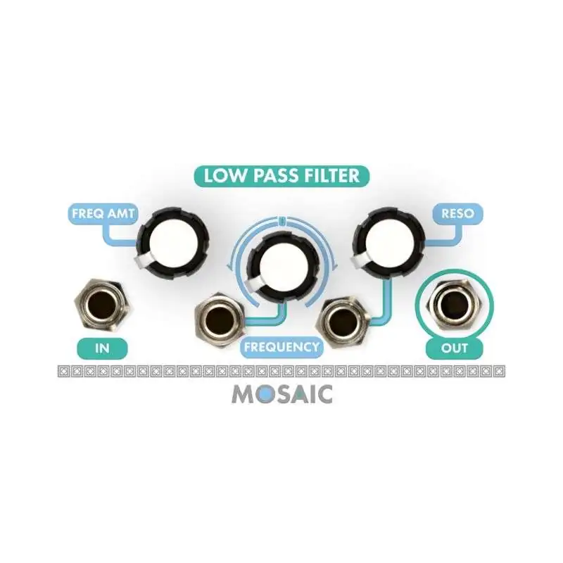 Mosaic Low Pass Filter white