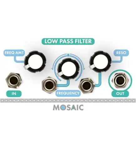 Mosaic Low Pass Filter white