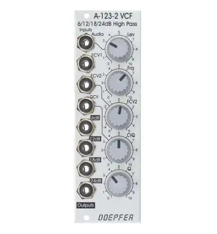 Doepfer A-123-2 6 12 18 24dB Highpass