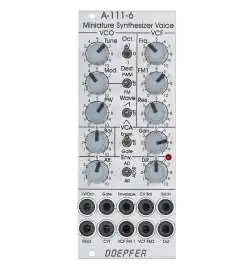 Doepfer A-111-6 Mini Synthesizer Standard (Silver) Synth Módulo