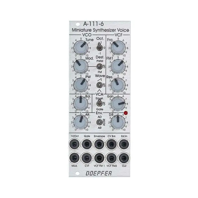 Doepfer A-111-6 Mini Synthesizer Standard (Silver) Synth Module