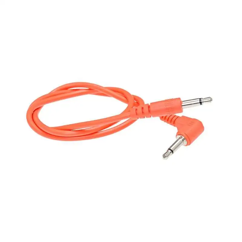Doepfer A-100 C50 Patch Cable 50cm, orange, w/ angled plug