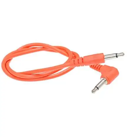 Doepfer A-100 C50A CABLE-PATCH 50 cm naranja conector de angulo