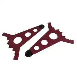 Intellijel 7HE Joiner Plates rot (Paar)