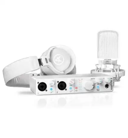 Arturia MiniFuse Recording Pack White USB-Audio Interface CM1 EF1