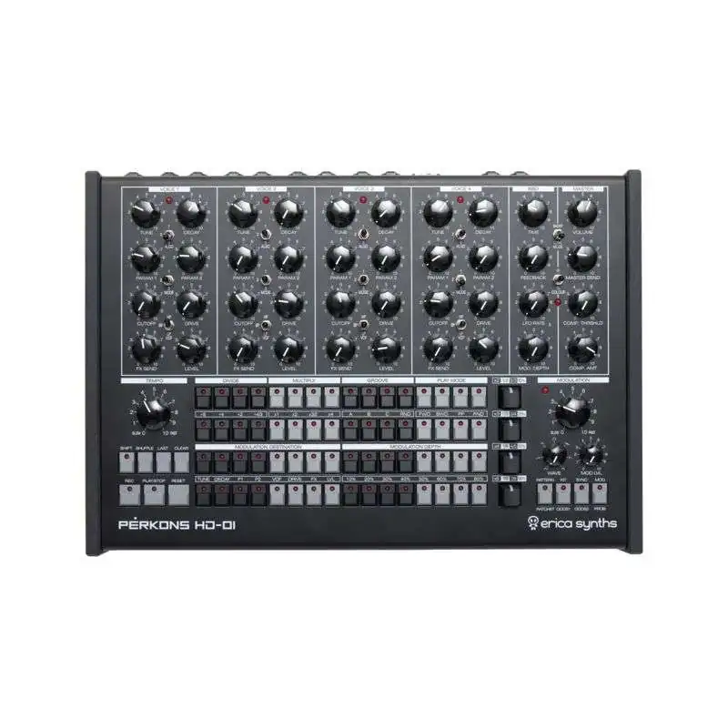 Erica Synths Perkons HD-01 Black Drumcomputer