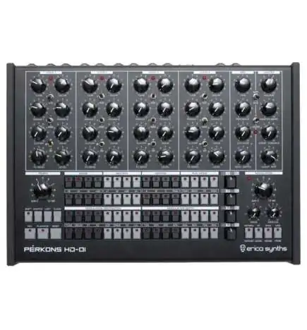 Erica Synths Perkons HD-01 Black Drum Machine