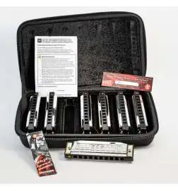 Hohner 7 Blues Harmonica Starter Set