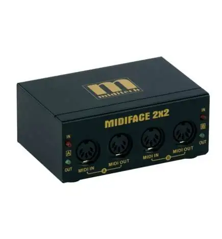 Miditech MIDIFACE 2x2 USB MIDI Interfac e