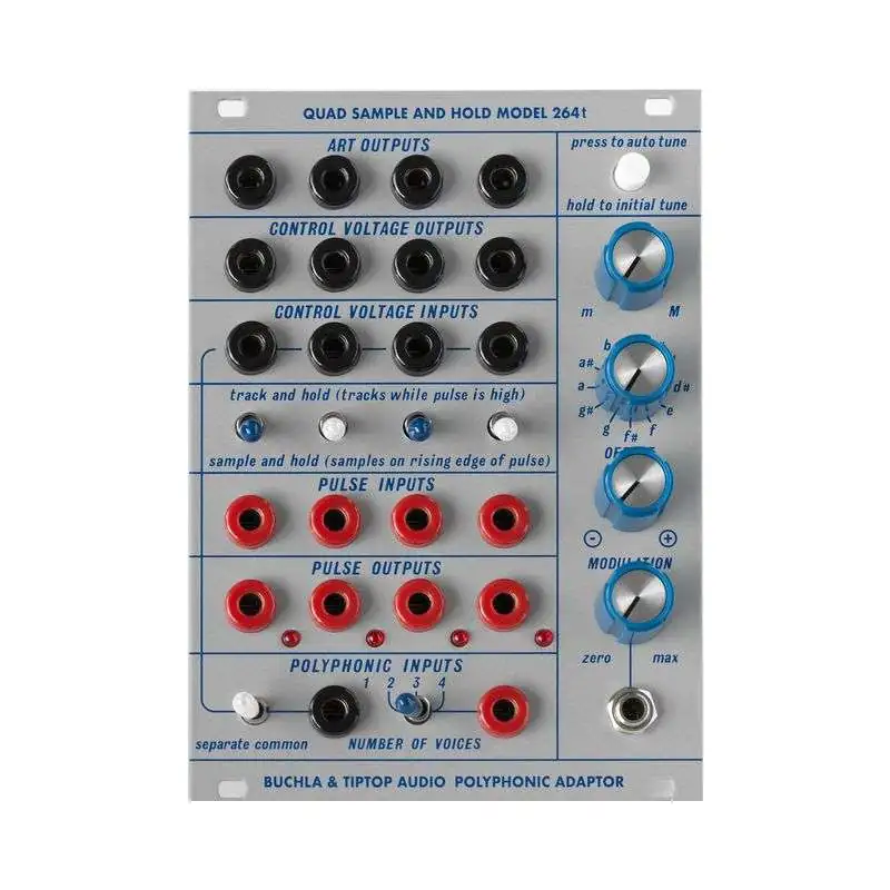 Tiptop Audio Model 264t Quad Sample and Hold Tiptop Audio Model 264t Quad Sample and Hold