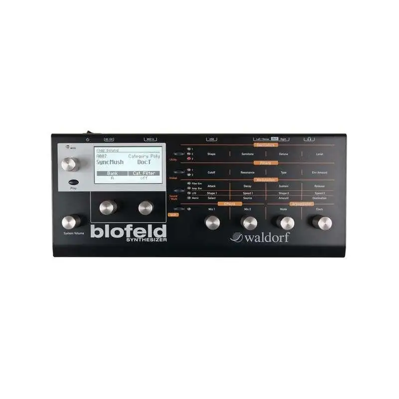 Waldorf Blofeld black synth