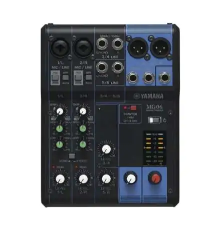 Yamaha MG06 table de mixage 6 canaux