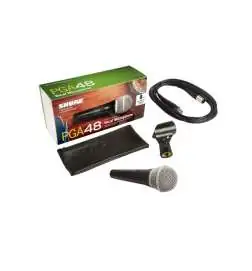Shure PGA48-XLR Dynamic Microphone with Cable