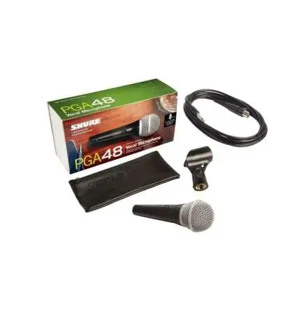 Shure Microphone PGA48-QTR, câble jack 4,5 m