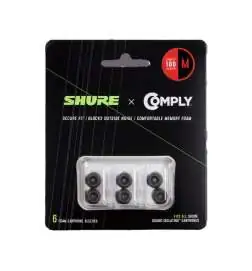 Shure EACYF1 6M Größe M (Medium), 3 Paare