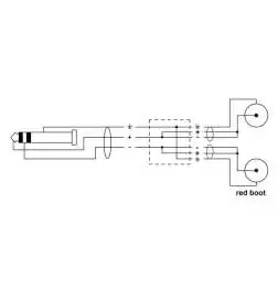 Cordial CFY 0.9 WCC Cable adaptador Y