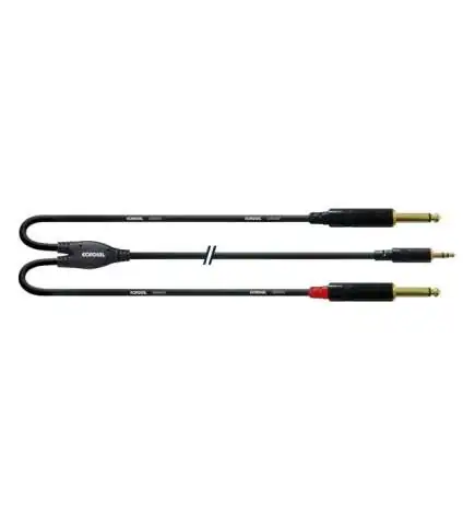 Cordial CFY 1.5 WPP Y-Audio-Kabel 1,5 m