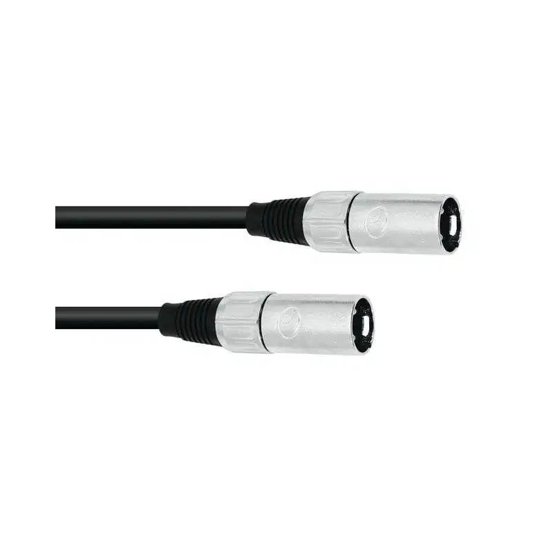 Omnitronic Adapter Cable XLR(M)/XLR(M) 0.2m Black