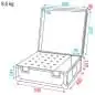 DAP ACA-MIC 6 case voor 25 microfonen