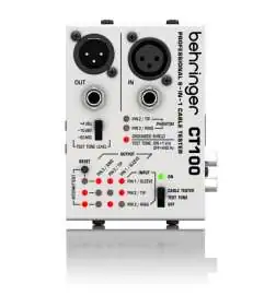 Behringer CT 100 Cable Tester battery operated
