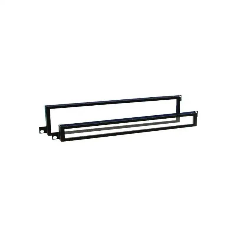Adam Hall 87441 - 19" Front Panel with plexiglass Insert 1 U Adam Hall 87441 - 19" Front Panel with plexiglass Insert 1 U