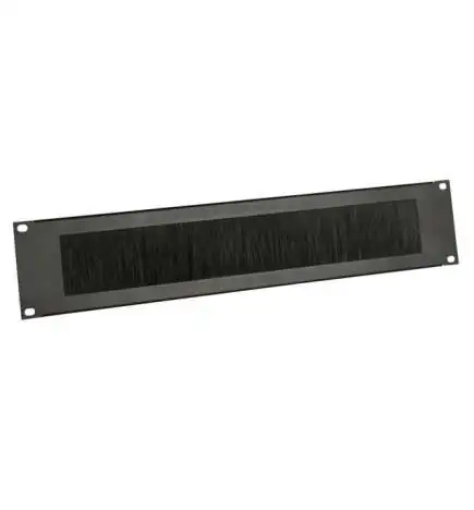 Adam Hall 87222BRUSH Panel de acero para rack 2U con cepillo