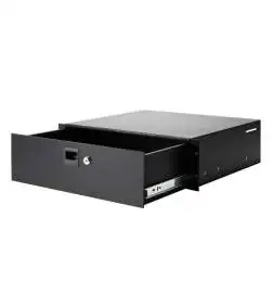 Adam Hall 19 Rack Drawer 3HE Depth 38cm