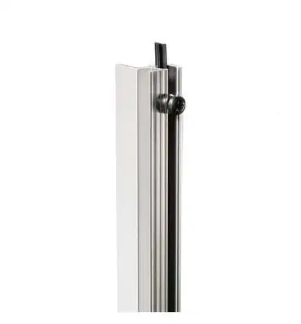 Adam Hall 6162 Rackrail Aluminium, met rubber insert