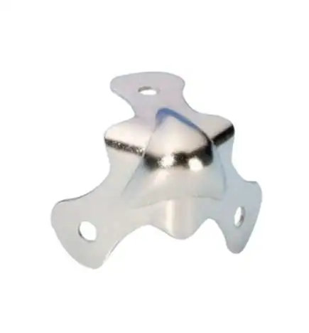 Adam Hall 4030 Esquina protectora de bola sehr pequeño niquelado