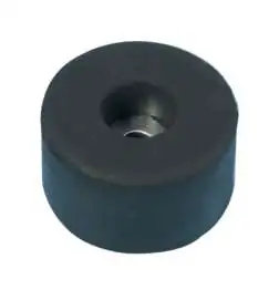 Adam Hall 4909 Pie de goma 38 x 20 mm con arandela de acero