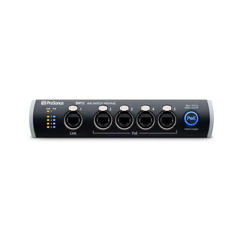 Presonus SW5E AVB Switch Interface de Áudio Ethernet