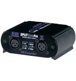 ART SplitCom Pro Micrófono-Splitter Kombicardioider