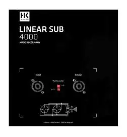 HK Audio Linear Sub 4000 passive subwoofer