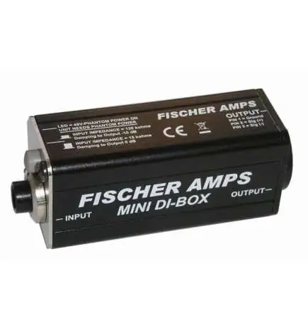 Fischer Amps Mini DI-Box met riemhouder