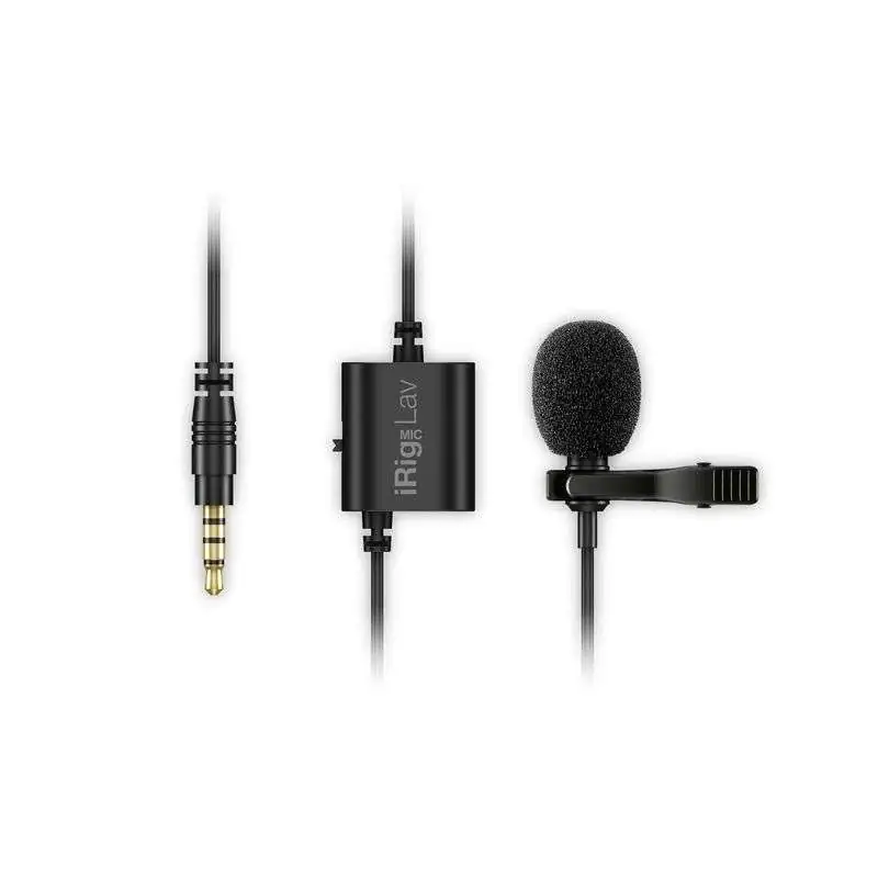IK Multimedia iRig Mic Lav Interface de áudio iOS IK Multimedia iRig Mic Lav Interface de áudio iOS
