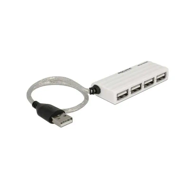 DELOCK USB 2.0 Externer Hub 4 Port