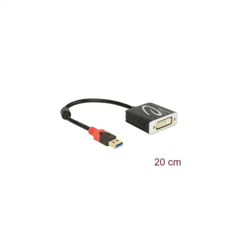 DELOCK Adapter USB 3.0 Typ-A Stecker DVI Buchse