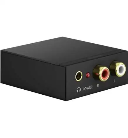 goobay Digital Analog Wandler 192kHz S PDIF - Cinch